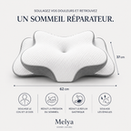 oreiller ergonomique cervical vue de côté